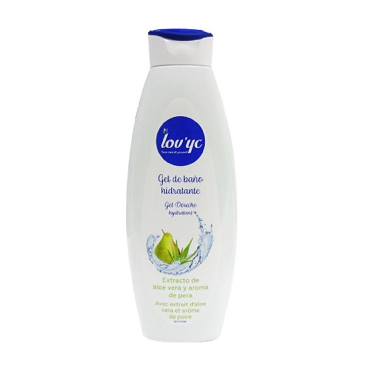 Lovyc Extracto Aloe Vera Y Pera Gel De Baño Hidratante 750Ml